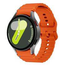 Pulseira de Silicone para Samsung Galaxy Watch 4/5/6 Classic/7/FE - 40mm, 44mm, 43mm, 45mm e 47mm Pulseira de Silicone para Samsung Galaxy Watch 4/5/6 Classic/7/FE - 40mm, 44mm, 43mm, 45mm e 47mm