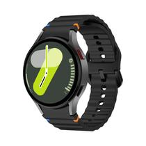 Pulseira de Silicone para Samsung Galaxy Watch 4/5/6 Classic/7/FE - 40mm, 44mm, 43mm, 45mm e 47mm