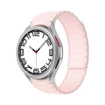 Pulseira De Silicone Para Samsung Galaxy Watch 40mm 44mm 42mm 46mm 47mm Bracelete Magnético Para 7 6