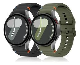 Pulseira De Silicone Para Samsung Galaxy Watch 7 6 5 4 20M Pulseira De Silicone Para Samsung Galaxy Watch 7 6 5 4 20M