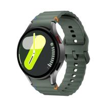 Pulseira De Silicone Para Samsung Galaxy Watch 7 FE 6 5 4 Classic pro 40mm 42mm 43mm 44mm 45mm
