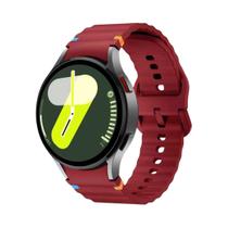 Pulseira De Silicone Para Samsung Galaxy Watch 7 FE 6 5 4 Classic pro 40mm 42mm 43mm 44mm 45mm