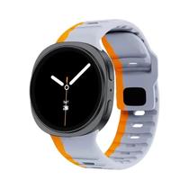 Pulseira De Silicone Para Samsung Galaxy Watch 8 40mm 44mm 46mm Bracelete Esportivo Para Smartwatch