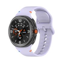 Pulseira De Silicone Para Samsung Galaxy Watch 8 Classic 40mm 44mm 46mm, Banda Esportiva
