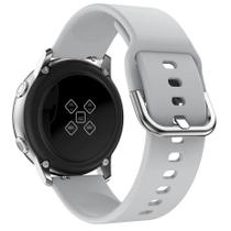 Pulseira De Silicone para Samsung Galaxy Watch Active - Cinza Claro / Jetech