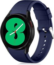 Pulseira de Silicone Para Samsung Galaxy Wattch 4 - Azul Marinho Pulseira de Silicone Para Samsung Galaxy Wattch 4 - Azul Marinho