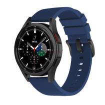 Pulseira de Silicone Para Smartwatch Galaxy Watch 4/ Galaxy Watch4 Classic - Azul Marinho