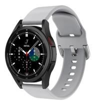 Pulseira de Silicone Para Smartwatch Galaxy Watch 4/ Galaxy Watch4 Classic - Cinza Pulseira de Silicone Para Smartwatch Galaxy Watch 4/ Galaxy Watch4 Classic - Cinza