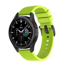 Pulseira de Silicone Para Smartwatch Galaxy Watch 4/ Galaxy Watch4 Classic - Verde Limão Pulseira de Silicone Para Smartwatch Galaxy Watch 4/ Galaxy Watch4 Classic - Verde Limão
