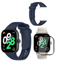 Pulseira De Silicone + Pelicula 3D Para Xiaomi Redmi Watch 4