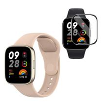 Pulseira De Silicone + Película Para Xiaomi Redmi Watch 3