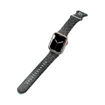 Pulseira De Silicone Preta Para Apple Watch Ultra 2 49mm, Compatível Com as Séries 9, 8, 7, 6, 5, 4,