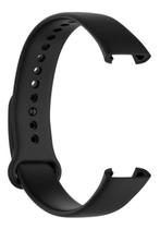 Pulseira de Silicone Preta Premium Compatível Com Redmi Smart Band Pro