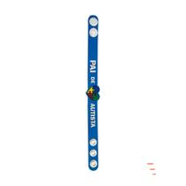 Pulseira de Silicone Quebra-Cabeça Pai e Mãe de Autista