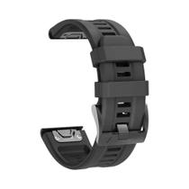 Pulseira De Silicone QuickFit De 22mm 26mm Para Garmin Fenix 8 7 6 5 47mm 51mm 5X plus Enduro 3