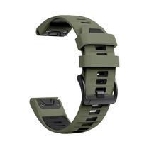 Pulseira De Silicone QuickFit De 22mm 26mm Para Relógios Garmin Enduro Epix Descent Tactix 8