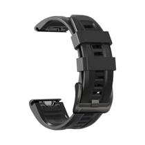 Pulseira De Silicone QuickFit De 22mm E 26mm Para Garmin Fenix 8 Pro, 7X, 7 pro Solar, 6X, 6, Epix,