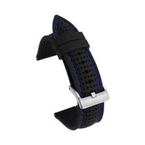 Pulseira De Silicone Respirável Com Liberação Rápida, Correia De Borracha Esportiva 18 20 22 24mm
