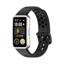 Pulseira De Silicone Respirável Para Huawei Band 10 9 8 - Acessório De Substituição Para Pulseira