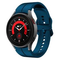 Pulseira de Silicone Ridge para Samsung Galaxy Watch 4 Watch 5 Active2 40mm 42mm 44mm 45mm 46mm