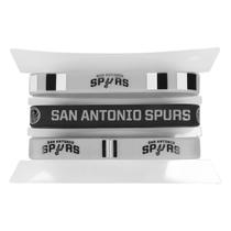 Pulseira de Silicone San Antonio Spurs (Kit C/3 Unidades)