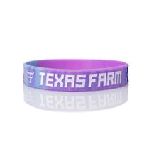 Pulseira De Silicone Texas Farm Bandeira - Pl003 - Camuflada Lilas