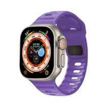 Pulseira de Silicone Ultra Band para Apple Watch (49mm/45mm/44mm/42mm/40mm) - Séries 9, 8, 7, 6, 5, 4, 3 e SE