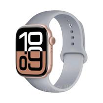 Pulseira De Silicone Universal Para Apple Watch Series 8 7 6 5 4 3 SE 9 10 Ultra 2 49mm 40mm-46mm