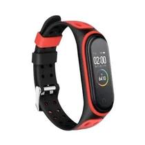 Pulseira De Silicone Xiaomi Mi Band 7 6 5 4 3 Com Fivela Dupla Substituição Para Relógio Inteligente