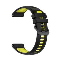 Pulseira De Substituição De Silicone Bicolor 22mm Para Relógios Garmin Forerunner 970 965 955 Solar