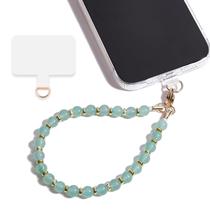 Pulseira de telefone Lostars Marble Beaded Green Aventurine