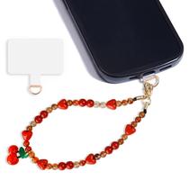 Pulseira de telefone Lostars Marble Beaded Sweet Cherries