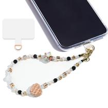 Pulseira de telefone Lostars Marble Beaded W/ Tether Tab Khaki
