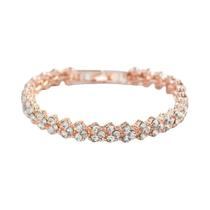 Pulseira De Terapia Magnética Feminina Em Ouro, Prata E Ouro Rosé Com Cristais, Joia De Moda Para Pulseira De Terapia Magnética Feminina Em Ouro, Prata E Ouro Rosé Com Cristais, Joia De Moda Para