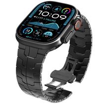 Pulseira de Titânio WINGLE para Apple Watch Ultra 2 (49mm) - Preta