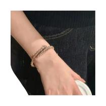 Pulseira De Zircônia Em Forma De Osso De Cobra Para Mulheres, Luxuosa E De Alta Qualidade, Textura Pulseira De Zircônia Em Forma De Osso De Cobra Para Mulheres, Luxuosa E De Alta Qualidade, Textura