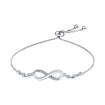 Pulseira De Zircônia Em Prata 925 Para Mulheres, Joias Luxuosas E Românticas Para O Dia Dos