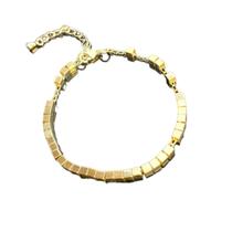 Pulseira Delicada Semijoia em Ouro 18k Dourada