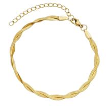 Pulseira Delicada Trançada em Fita Média Moça Bonita Pulseira Delicada Trançada em Fita Média Moça Bonita