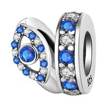 Pulseira DIY Feminina De Prata Esterlina 925 Com Berloques De Coruja, Cruz, Sol, Lua, Estrelas E