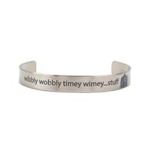 Pulseira Doctor Who Wibbly Wobbly Timey Wimey Stuff