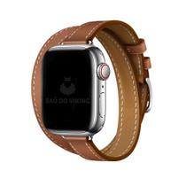 Pulseira Double Tour Slim Compatível Com iWatch