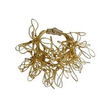 Pulseira Dourada Elegante com Fios Entrelaçados - 23cm Pulseira Dourada Elegante com Fios Entrelaçados - 23cm