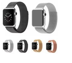 Pulseira (DOURADA) Milanês Milanese Aço Loop Metal Aapple Wwatch 42mm 44mm Series 1 2 3 4