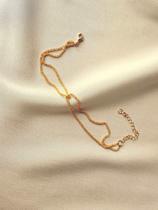 Pulseira Dupla Cordao Baiano + Extensor