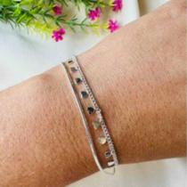 Pulseira Dupla Mini Corações