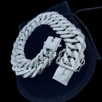 Pulseira Duplo Grumet - 22cm 17mm I Prata 925