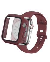 Pulseira e capa BandSmith Slim de silicone 40 mm, vinho Pulseira e capa BandSmith Slim de silicone 40 mm, vinho