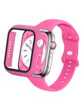 Pulseira e capa BandSmith Slim de silicone esportiva 38 mm rosa Pulseira e capa BandSmith Slim de silicone esportiva 38 mm rosa