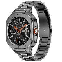 Pulseira e Case BAITEYOU em Aço Inoxidável para Relógio Samsung de 47mm Pulseira e Case BAITEYOU em Aço Inoxidável para Relógio Samsung de 47mm